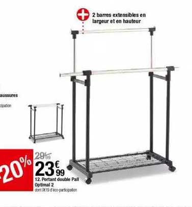 portant double pall optimal 2