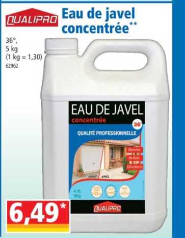 qualipro eau de javel concentrée