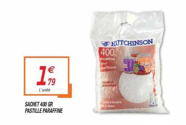 sachet 400 gr pastille paraffine
