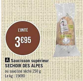 Saucisson Supérieur Séchoir Des Alpes