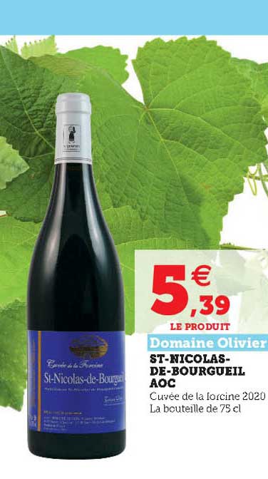 St-nicolas-de-bourgueil Aoc Domaine Olivier