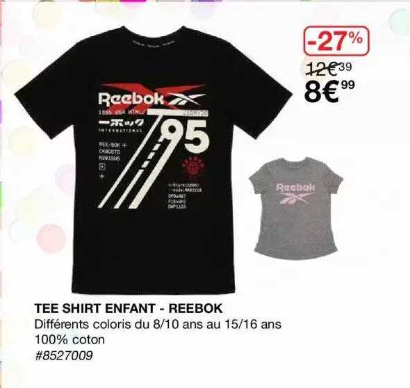 tee-shirt enfant - reebok