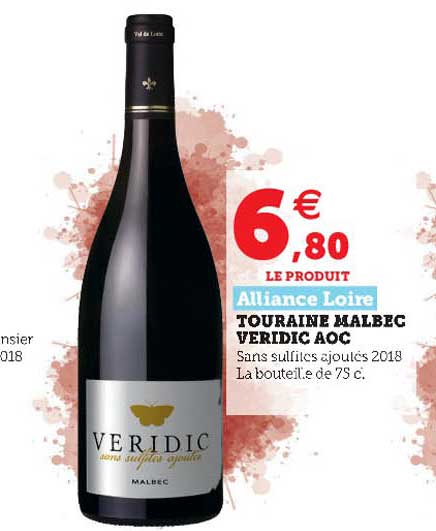 touraine malbec veridic aoc alliance loire