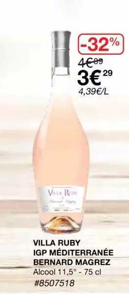 villa ruby igp méditerranée bernard magrez