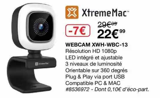 webcam xwh-wbc-13 xtreme mac