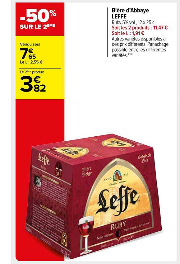 Bière D'abbaye Leffe
