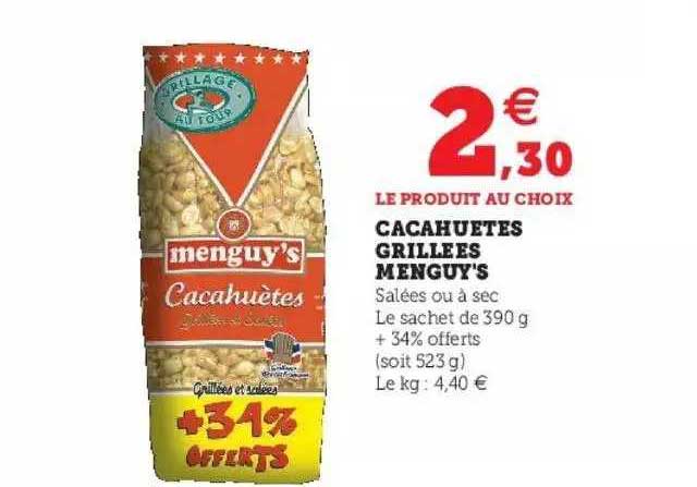 Cacahuètes Grillées Menguy's