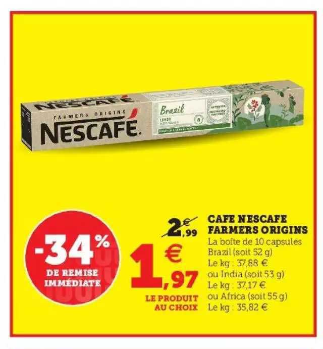 café nescafé farmers origins