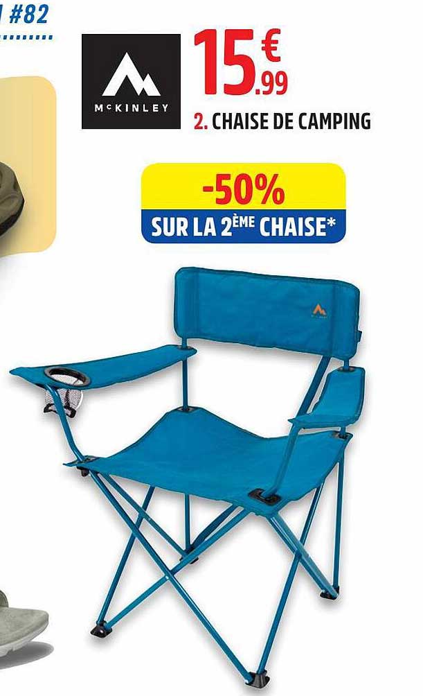 chaise de camping mckinley