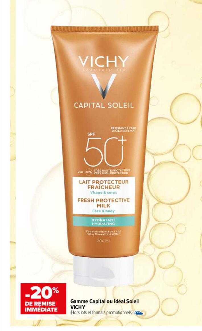 gamme capital ou idéal soleil vichy