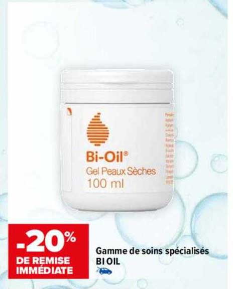 gamme de soins spécialisés bi oil
