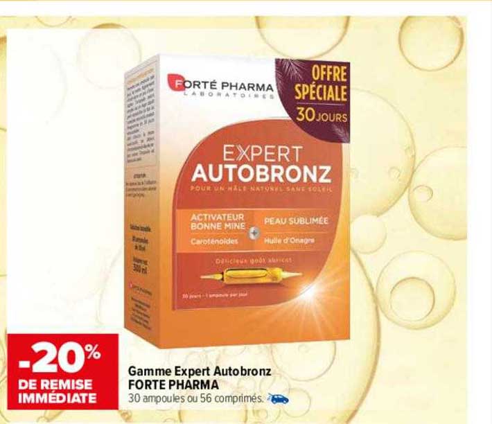 gamme expert autobronz forte pharma