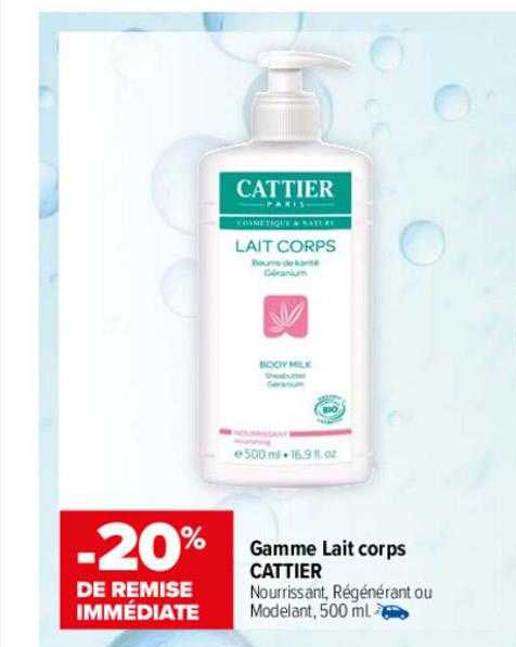 Gamme Lait Corps Cattier