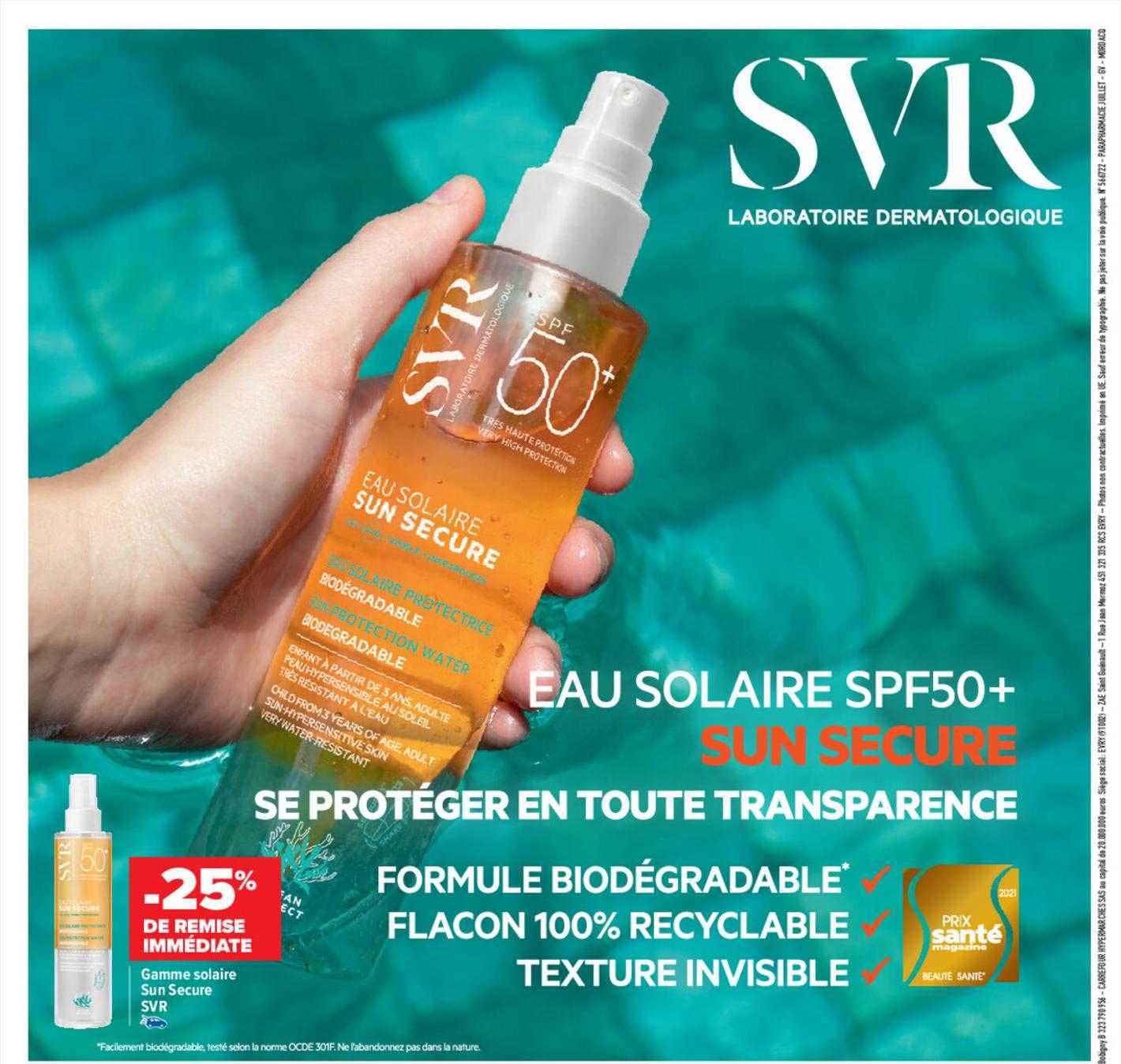 gamme solaire sun secure svr