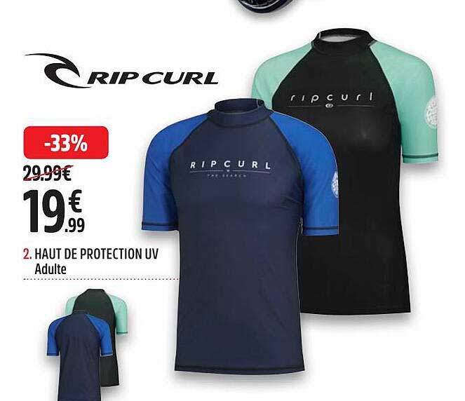 haut de protection uv adulte rip curl