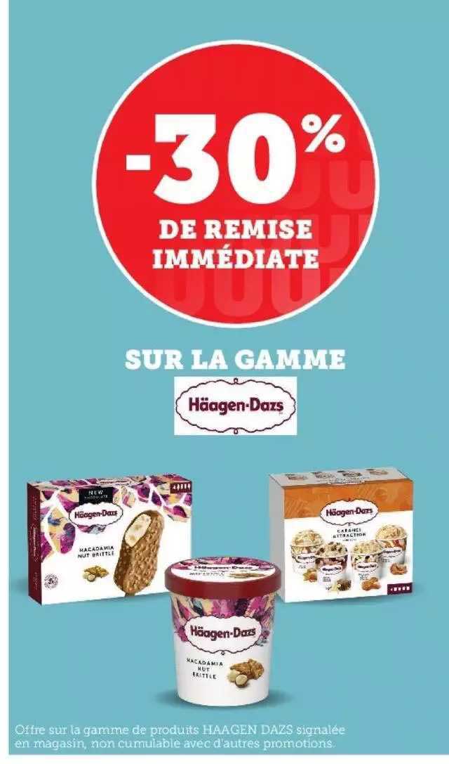 la gamme häagen-dazs