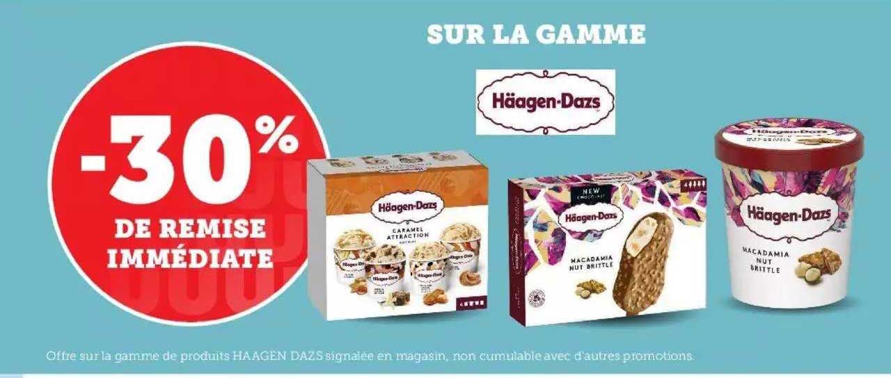 la gamme häagen-dazs