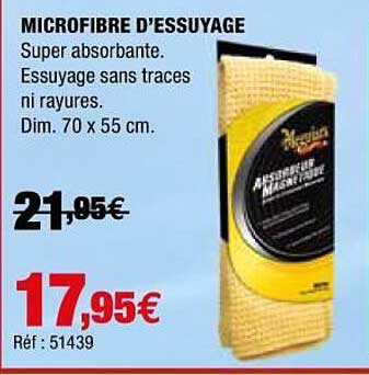microfibre d'essuyage