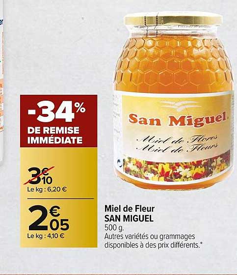 miel de fleur san miguel