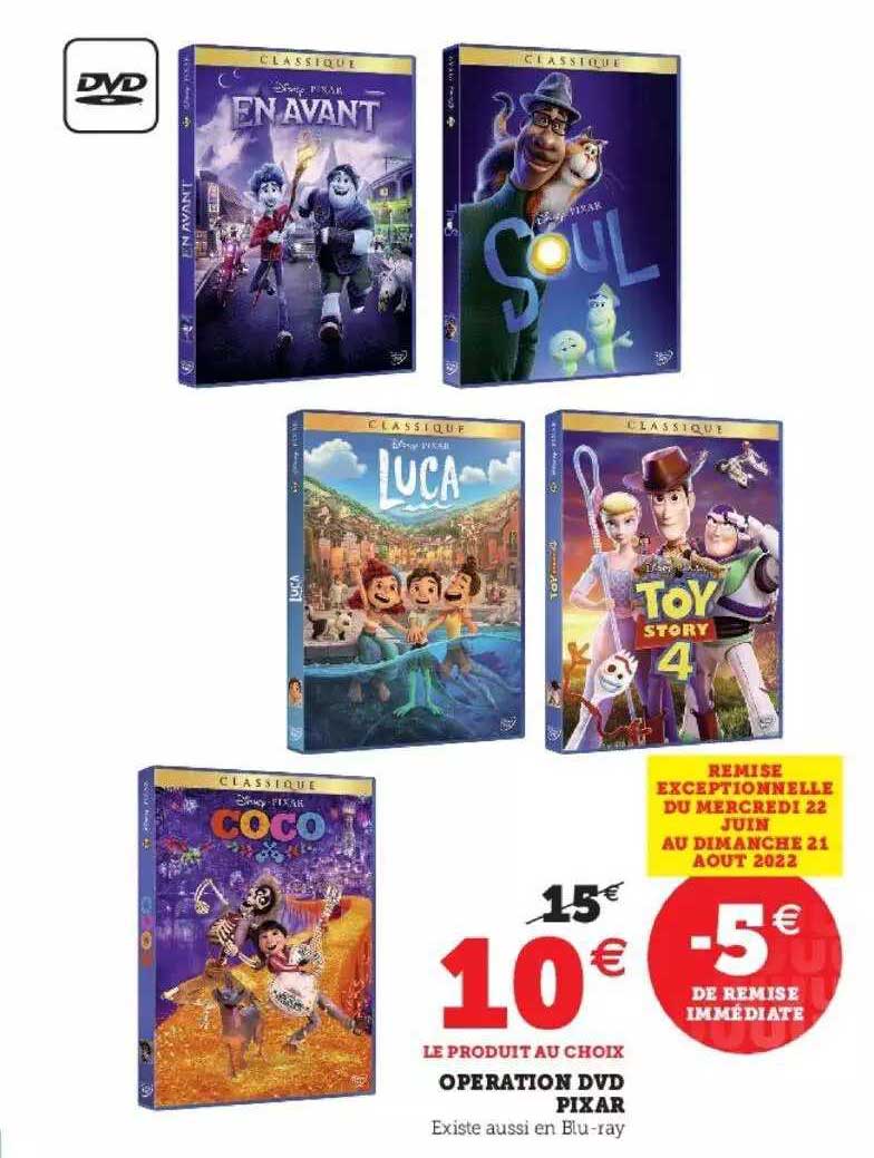 opération dvd pixar
