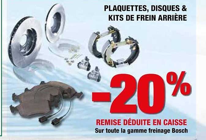 Plaquettes, Disques & Kits De Frein Arrière