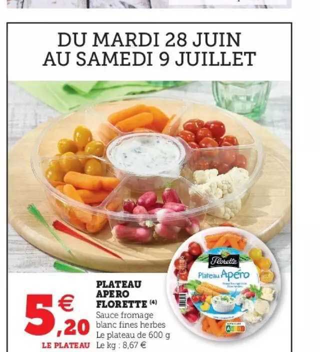 Plateau Apéro Florette