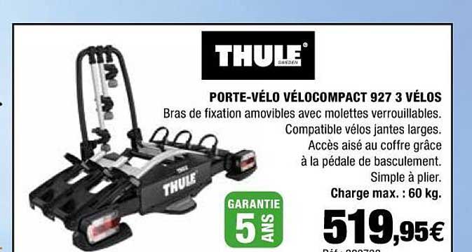 porte-vélo vélocompact 927 3 vélos