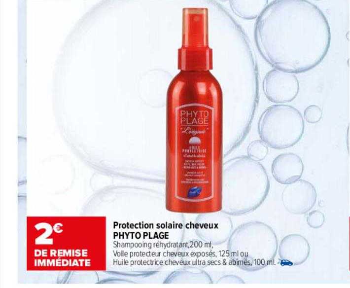 protection solaire cheveux phyto plage