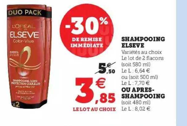 shampooing elseve ou après-shampooing