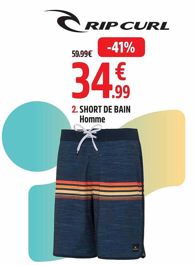 short de bain homme rip curl