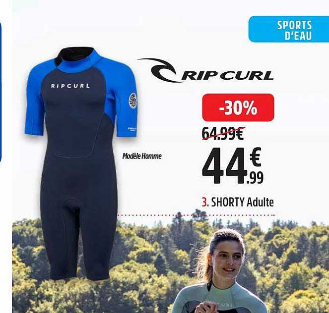 shorty adulte rip curl