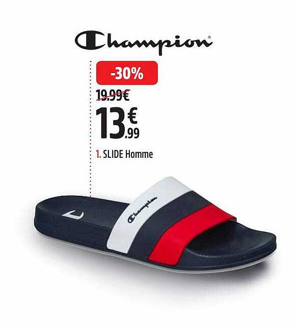 slide homme champion