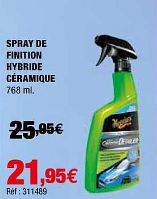spray de finition hybride céramique