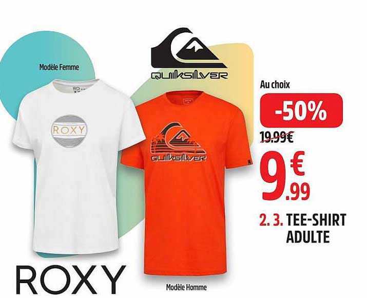 tee-shirt adulte roxy