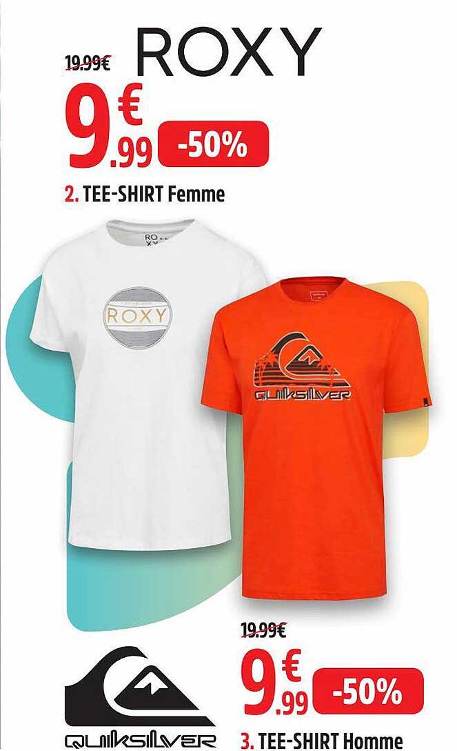 tee-shirt femme roxy