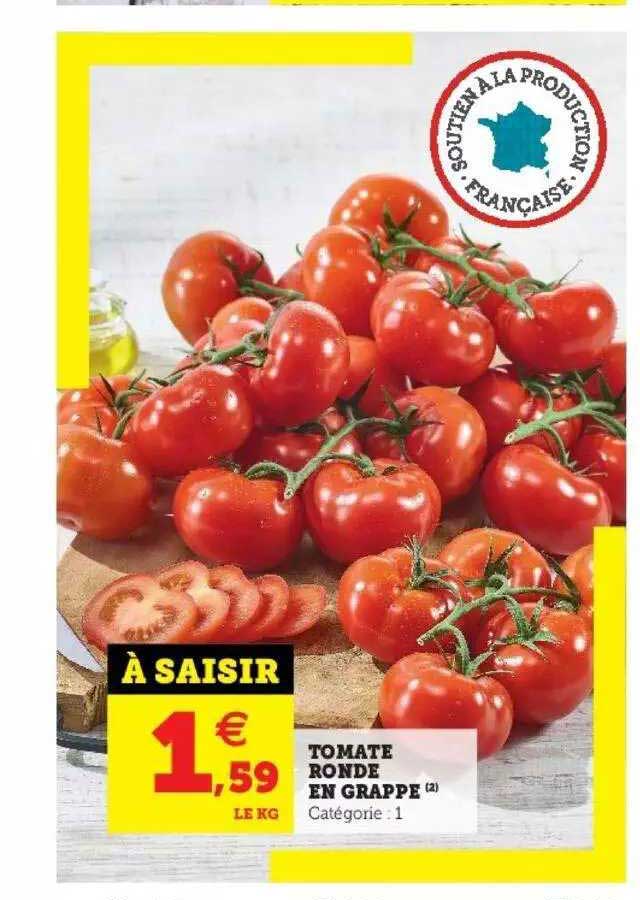 Tomate Ronde En Grappe