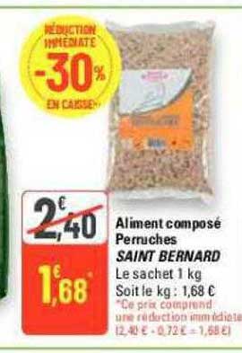 aliment composé perruches saint bernard