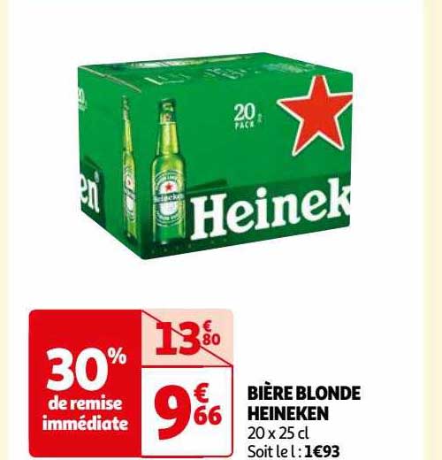 Bière Blonde Heineken