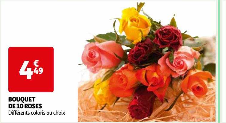 Bouquet De 10 Roses