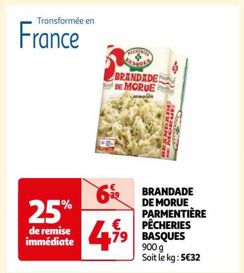 brandade de morue parmentière pêcheries basques