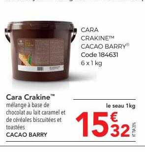 Cara Crakine Cacao Barry