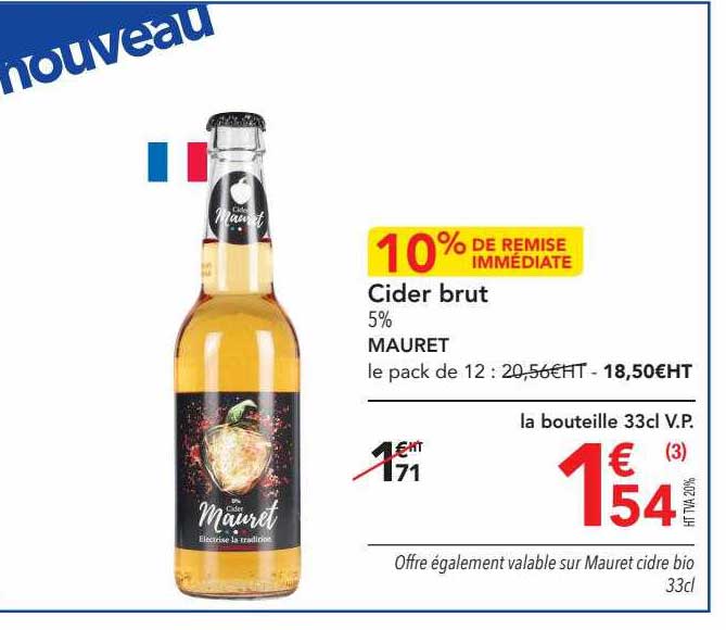 cider brut mauret