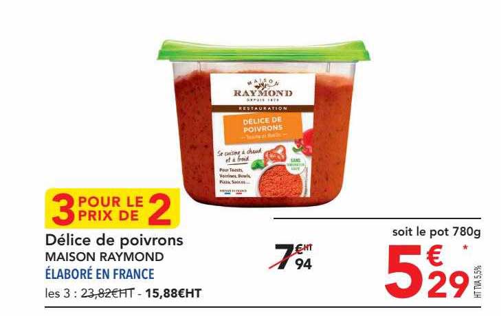 délice de poivrons maison raymond