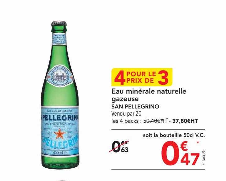 eau minérale naturelle gazeuse san pellegrino