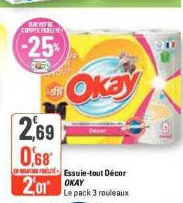 essuie-tout décor okay
