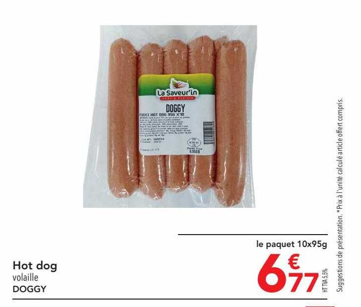 hot dog volaille doggy