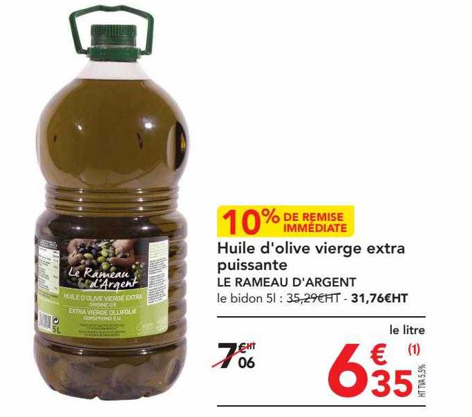 huile d'olive vierge extra puissante le rameau d'argent