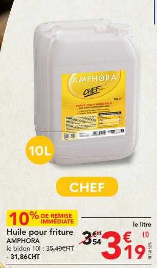 Huile Pour Friture Amphora