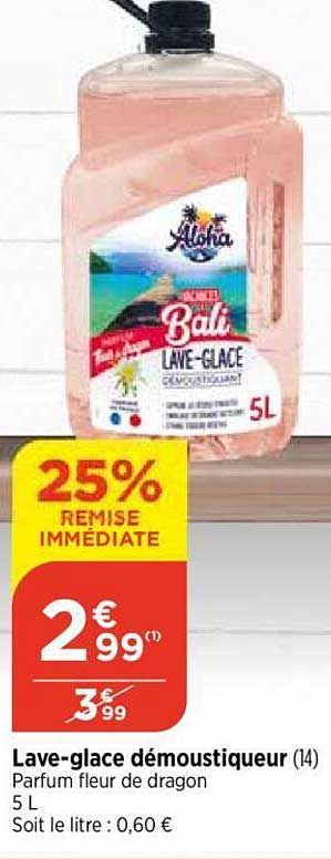 lave-glace démoustiqueur