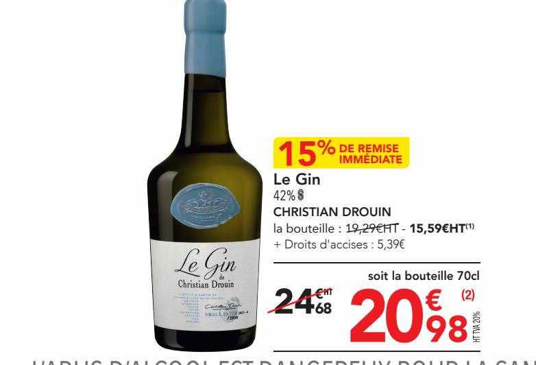le gin christian drouin